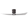 Matthews Fan Company Lindsay 52" 2 Blade Indoor LED Ceiling Fan with Remote Control Textured Bronze / Barnwood