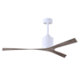 Matthews Fan Company Molly 56" 3 Blade Indoor / Outdoor Ceiling Fan Old Oak Tone / Gloss White