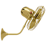 Matthews Fan Company Michelle Parede 13" 3 Blade Indoor Wall Mount Fan with Cage Brushed Brass