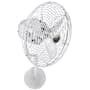 Matthews Fan Company Michelle Parede 13" 3 Blade Indoor Wall Mount Fan with Cage Chrome