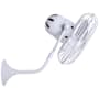 Matthews Fan Company Michelle Parede 13" 3 Blade Indoor Wall Mount Fan with Cage White