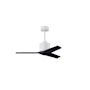 Matthews Fan Company Mollywood 42" 3 Blade Indoor Ceiling Fan with Remote Control Matte White / Matte Black
