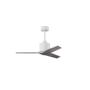 Matthews Fan Company Mollywood 42" 3 Blade Indoor Ceiling Fan with Remote Control Matte White / Barnwood