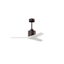 Matthews Fan Company Mollywood 42" 3 Blade Indoor Ceiling Fan with Remote Control Textured Bronze / Matte White