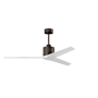 Matthews Fan Company Mollywood 60" 3 Blade Indoor Ceiling Fan with Remote Control Textured Bronze / Matte White