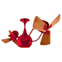 Matthews Fan Company Vent Bettina 16" 6 Blade Indoor Ceiling Fan with Wall Control Red