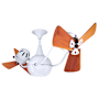 Matthews Fan Company Vent Bettina 16" 6 Blade Indoor Ceiling Fan with Wall Control White