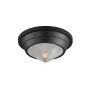 Maxim Hargreaves 10" Wide Flush Mount Ceiling Fixture Black