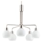 Maxim Coraline 5 Light 27" Wide Chandelier Satin Nickel