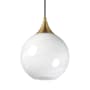 Maxim Neve 9" Wide Mini Pendant Natural Aged Brass