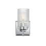Maxim Rigata 9" Tall Bathroom Sconce Polished Nickel