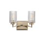 Maxim Rigata 2 Light 14" Wide Vanity Light Satin Champagne