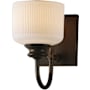 Maxim Bisque 10" Tall 1 Light Wall Sconce Oil Rubbed Bronze