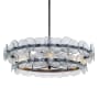 Maxim Loren 4 Light 32" Wide Drum Chandelier Gunmetal