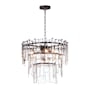 Maxim Warren 9 Light 24" Wide Pendant Dark Bronze