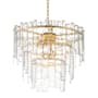 Maxim Warren 9 Light 24" Wide Pendant Gold Leaf