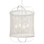 Maxim Cestino 4 Light 19" Wide Wood Pendant Weathered White