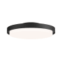 Maxim Float 12" Wide LED Flush Mount Drum Ceiling Fixture Black