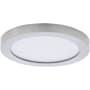 Maxim Chip 5-1/2" Wide LED Flush Mount Ceiling Fixture Satin Nickel