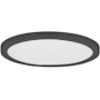 Maxim Chip 7" Wide LED Flush Mount Ceiling Fixture - 5CCT Black