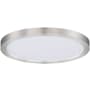 Maxim Chip 9" Wide LED Flush Mount Ceiling Fixture - 3000K Satin Nickel