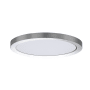 Maxim Chip 12" Wide LED Flush Mount Ceiling Fixture Satin Nickel