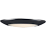 Maxim Diverse 11" Wide LED Flush Mount Bowl Ceiling Fixture -3000K Black