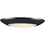 Maxim Diverse 8" Wide LED Flush Mount Bowl Outdoor Ceiling Fixture -3000K Black