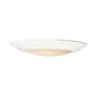 Maxim Diverse 8" Wide LED Flush Mount Bowl Outdoor Ceiling Fixture -3000K Satin Nickel