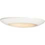 Maxim Diverse 8" Wide LED Flush Mount Bowl Outdoor Ceiling Fixture -3000K White