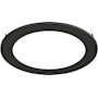 Maxim Slim 7" Recess Mounted Trim Ring Black