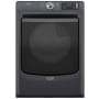 Maytag 27 Inch Wide 7.4 Cu. Ft. Energy Star Certified Electric Dryer with Pet Pro Option Midnight Steel