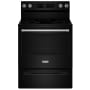 Maytag 30 Inch Wide 5.3 Cu. Ft. Energy Star Certified Free Standing Electric Range with Precision Cooking System Black