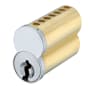 Medeco X4 Series Uncombinated 7-Pin SFIC with J Keyway and Clip Retainer Satin Chrome