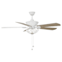 Meridian 52" 5 Blade Indoor / Outdoor Ceiling Fan White