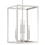 Meridian 4 Light 12" Wide Pendant Polished Nickel