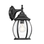 Meridian 13" Tall Outdoor Wall Sconce Black