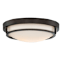 Meridian 2 Light 13" Wide Flush Mount Bowl Ceiling Fixture Oil Rubbed Bronze