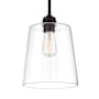 Meridian Single Light 10" Wide Mini Pendant with Clear Glass Shade Oil Rubbed Bronze