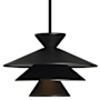 Meridian 14" Wide Pendant Matte Black