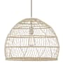 Meridian 20" Wide Pendant Natural Rattan