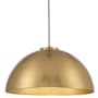 Meridian 18" Wide Pendant Natural Brass