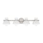 Meridian 4 Light 34" Wide Vanity Light Brushed Nickel