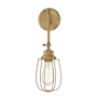 Meridian 17" Tall Wall Sconce Natural Brass