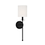 Meridian 20" Tall Wall Sconce Matte Black