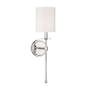Meridian 20" Tall Wall Sconce Polished Nickel