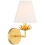 Meridian 12" Tall Wall Sconce True Gold