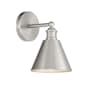 Meridian 10" Tall Wall Sconce Brushed Nickel