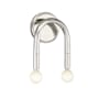 Meridian 2 Light 9" Tall Wall Sconce Polished Nickel