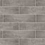 Merola Tile Ella Hill - 8" x 24" Rectangle Floor and Wall Tile - Matte Visual - Sold by Carton (12.33 SF/Carton) Grey